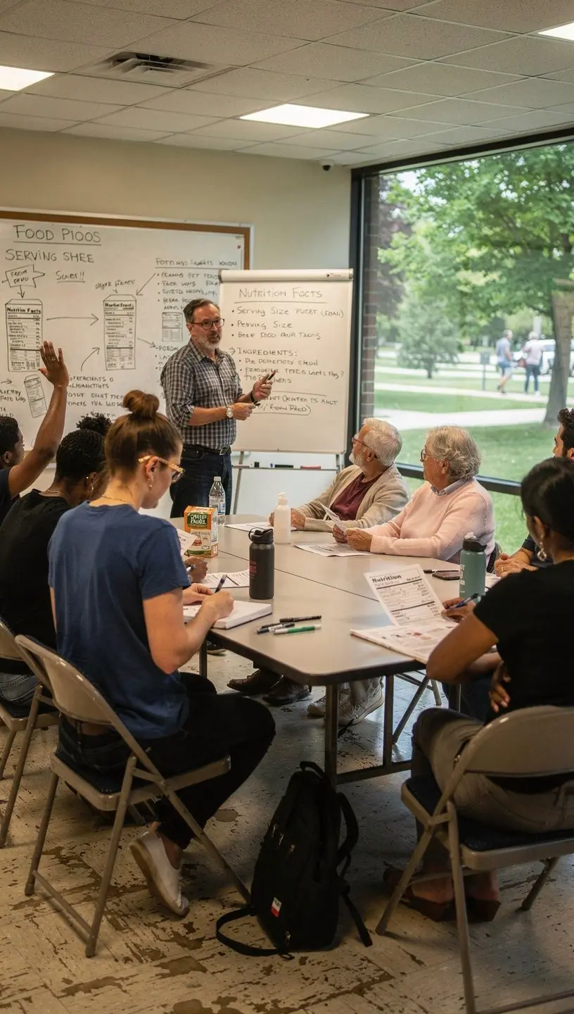 Directrices dietéticas españolas y etiquetas alimentarias.